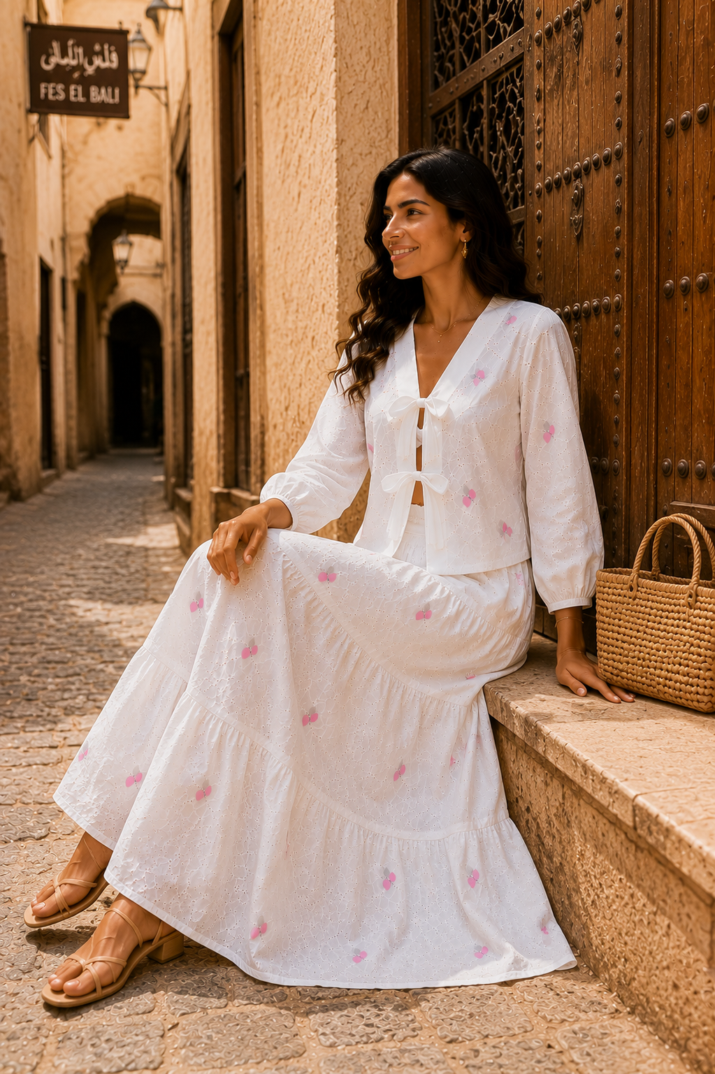 Ensemble cerise